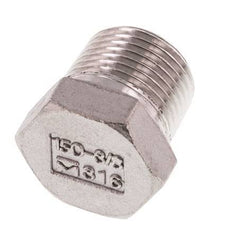 Plug R3/8'' Stainless steel with External Hex 16bar (224.8psi) [5 Pieces]