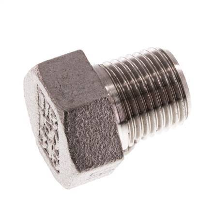 Plug R1/8'' Stainless steel with External Hex 16bar (224.8psi) [5 Pieces]