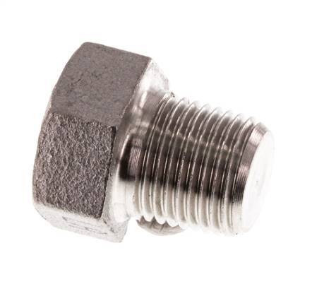 Plug R1/8'' Stainless steel with External Hex 16bar (224.8psi) [5 Pieces]