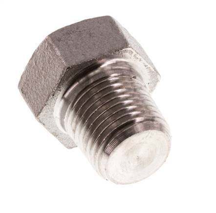 Plug R1/8'' Stainless steel with External Hex 16bar (224.8psi) [5 Pieces]