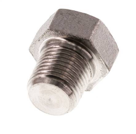 Plug R1/8'' Stainless steel with External Hex 16bar (224.8psi) [5 Pieces]