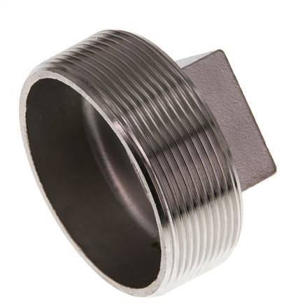 Tapón R2 1/2'' Acero inoxidable con cuadrado exterior 16bar (224.8psi)
