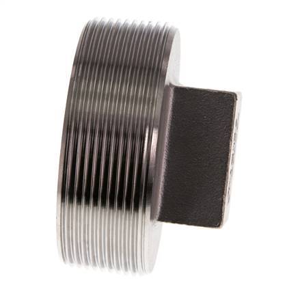 Tapón R2 1/2'' Acero inoxidable con cuadrado exterior 16bar (224.8psi)