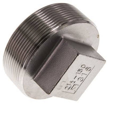 Tapón R2 1/2'' Acero inoxidable con cuadrado exterior 16bar (224.8psi)