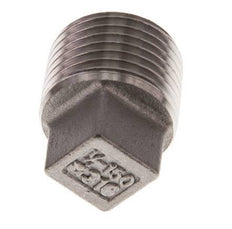 Plug R1/2'' Stainless steel with External Square 16bar (224.8psi) [2 Pieces]
