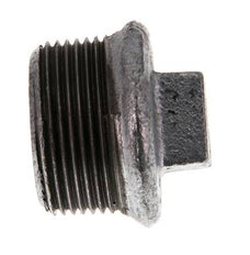 Plug R1 1/4'' Malleable cast iron with External Square 25bar (351.25psi) [2 Pieces]