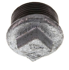 Plug R1 1/4'' Malleable cast iron with External Square 25bar (351.25psi) [2 Pieces]