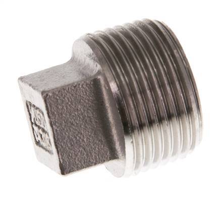 Plug R3/4'' Stainless steel with External Square 16bar (224.8psi) [2 Pieces]