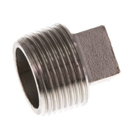 Plug R3/4'' Stainless steel with External Square 16bar (224.8psi) [2 Pieces]