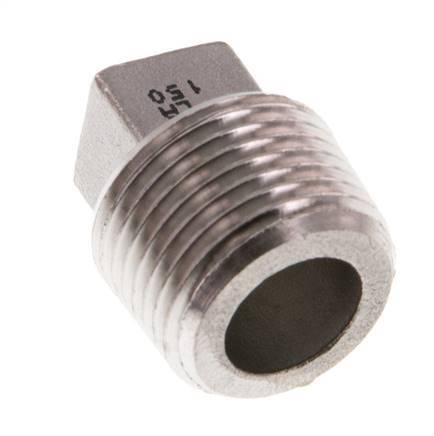 Plug R3/8'' Stainless steel with External Square 16bar (224.8psi) [5 Pieces]