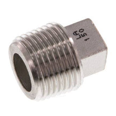 Plug R3/8'' Stainless steel with External Square 16bar (224.8psi) [5 Pieces]