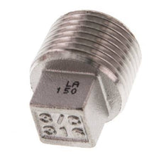 Plug R3/8'' Stainless steel with External Square 16bar (224.8psi) [5 Pieces]