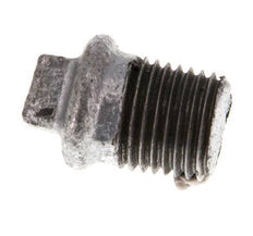 Plug R1/4'' Malleable cast iron with External Square 25bar (351.25psi) [10 Pieces]