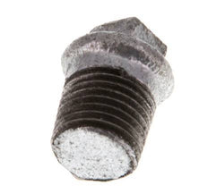 Plug R1/4'' Malleable cast iron with External Square 25bar (351.25psi) [10 Pieces]