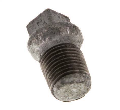 Plug R1/8'' Malleable cast iron with External Square 25bar (351.25psi) [5 Pieces]