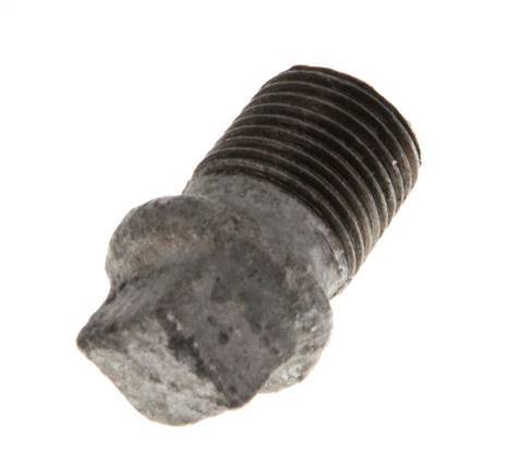 Plug R1/8'' Malleable cast iron with External Square 25bar (351.25psi) [5 Pieces]