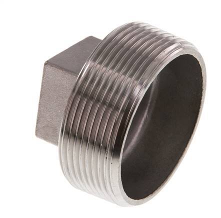 Tapón R2'' Acero inoxidable con cuadrado exterior 16bar (224.8psi)