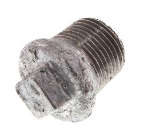 Plug R3/8'' Malleable cast iron with External Square 25bar (351.25psi) [10 Pieces]
