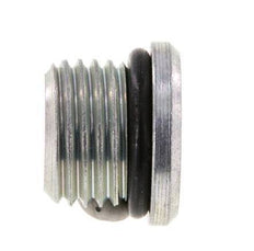 Plug UNF 9/16INCH-18 Steel NBR with Internal Hex 630bar (8851.5psi) [2 Pieces]