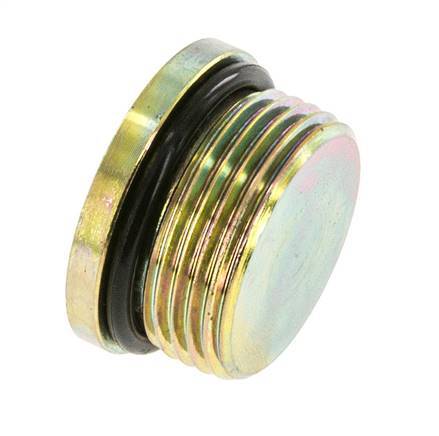 Tapón UN 1-5/16''-12 Acero NBR con hexágono interno 400bar (5620.0psi)