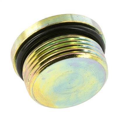 Tapón UN 1-5/16''-12 Acero NBR con hexágono interno 400bar (5620.0psi)