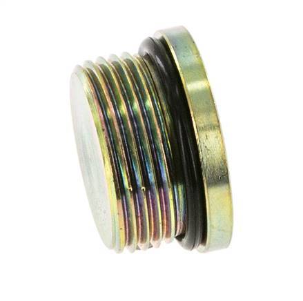 Tapón UN 1-5/16''-12 Acero NBR con hexágono interno 400bar (5620.0psi)