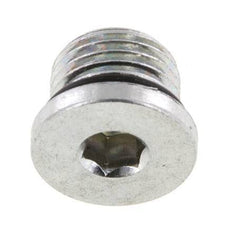 Plug UNF 1/2''-20 Steel NBR with Internal Hex 630bar (8851.5psi) [2 Pieces]