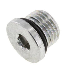 Plug UNF 1/2''-20 Steel NBR with Internal Hex 630bar (8851.5psi) [2 Pieces]