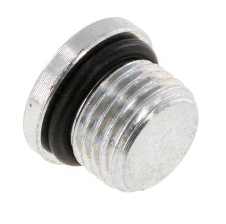 Plug UNF 1/2''-20 Steel NBR with Internal Hex 630bar (8851.5psi) [2 Pieces]