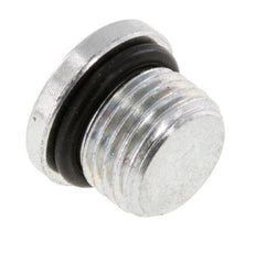 Plug UNF 1/2''-20 Steel NBR with Internal Hex 630bar (8851.5psi) [2 Pieces]
