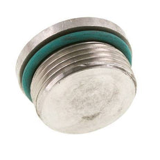 Tapón UN 1-5/16''-12 Acero inoxidable FKM con hexágono interior 400bar (5620,0psi)