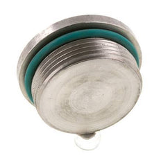 Tapón UN 1-5/8''-12 Acero inoxidable FKM con hexágono interior 250bar (3512,5psi)