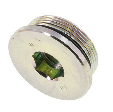 Tapón UN 1-7/8''-12 Acero NBR con Hexágono Interno 250bar (3512.5psi)