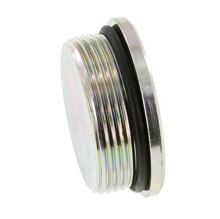 Tapón UN 1-7/8''-12 Acero NBR con Hexágono Interno 250bar (3512.5psi)
