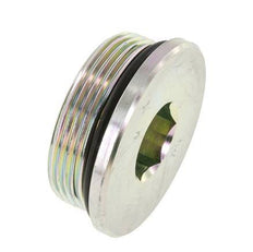 Tapón UN 1-7/8''-12 Acero NBR con Hexágono Interno 250bar (3512.5psi)
