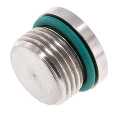 Tapón UNF 7/8''-14 Acero inoxidable FKM con hexágono interior 630bar (8851,5psi)