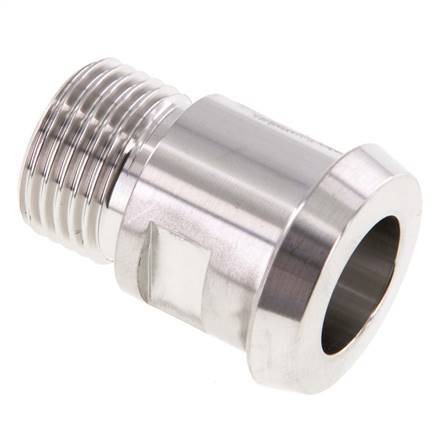 DIN 11851 Racor Sanitario (Lácteo) Cono 28mm x Macho G1/2 pulgada Acero Inoxidable