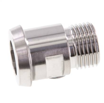 DIN 11851 Racor Sanitario (Lácteo) Cono 28mm x Macho G1/2 pulgada Acero Inoxidable