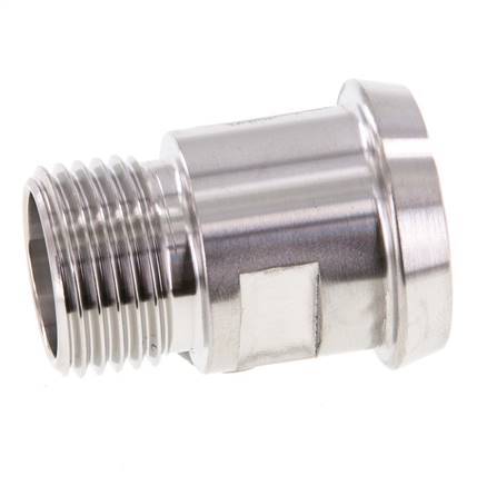 DIN 11851 Racor Sanitario (Lácteo) Cono 28mm x Macho G1/2 pulgada Acero Inoxidable