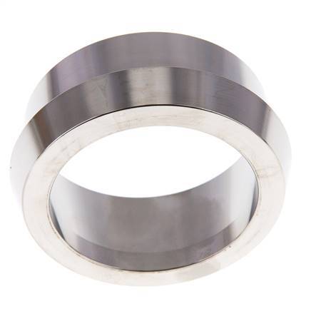 Accesorio sanitario (lácteo) Cono de 68 mm x 60,3 mm Extremo para soldar Acero inoxidable