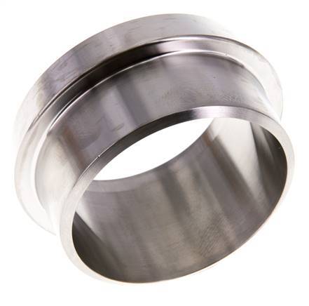Accesorio sanitario (lácteo) Cono de 56 mm x 48,3 mm Extremo para soldar Acero inoxidable