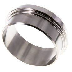 Accesorio Sanitario (Lácteo) Cono 100mm x 88.9mm Extremo Soldado Acero Inoxidable