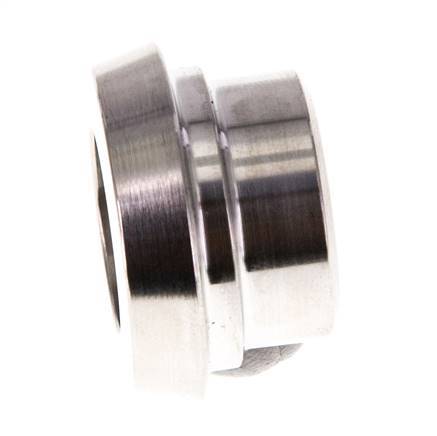 Accesorio Sanitario (Lácteo) Cono 28mm x 21.3mm Extremo Soldado Acero Inoxidable