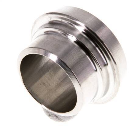 Accesorio Sanitario (Lácteo) Cono 28mm x 21.3mm Extremo Soldado Acero Inoxidable
