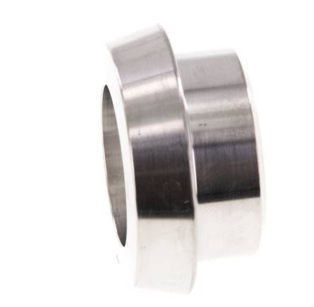 Accesorio sanitario (lácteo) Cono de 44 mm x 33,7 mm Extremo para soldar Acero inoxidable