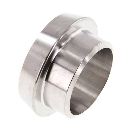 Accesorio sanitario (lácteo) Cono de 44 mm x 33,7 mm Extremo para soldar Acero inoxidable