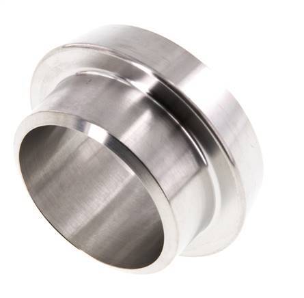 Accesorio sanitario (lácteo) Cono de 44 mm x 33,7 mm Extremo para soldar Acero inoxidable