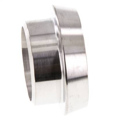 Accesorio sanitario (lácteo) Cono de 44 mm x 33,7 mm Extremo para soldar Acero inoxidable