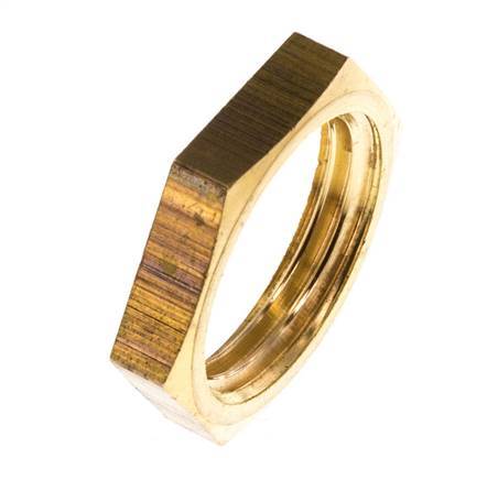 Lock Nut G1/2'' Brass [10 Pieces]