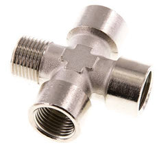 Cross Fitting R1/2'' Male - G1/2'' Female Nickel plated Brass 16 bar (224.8 psi)